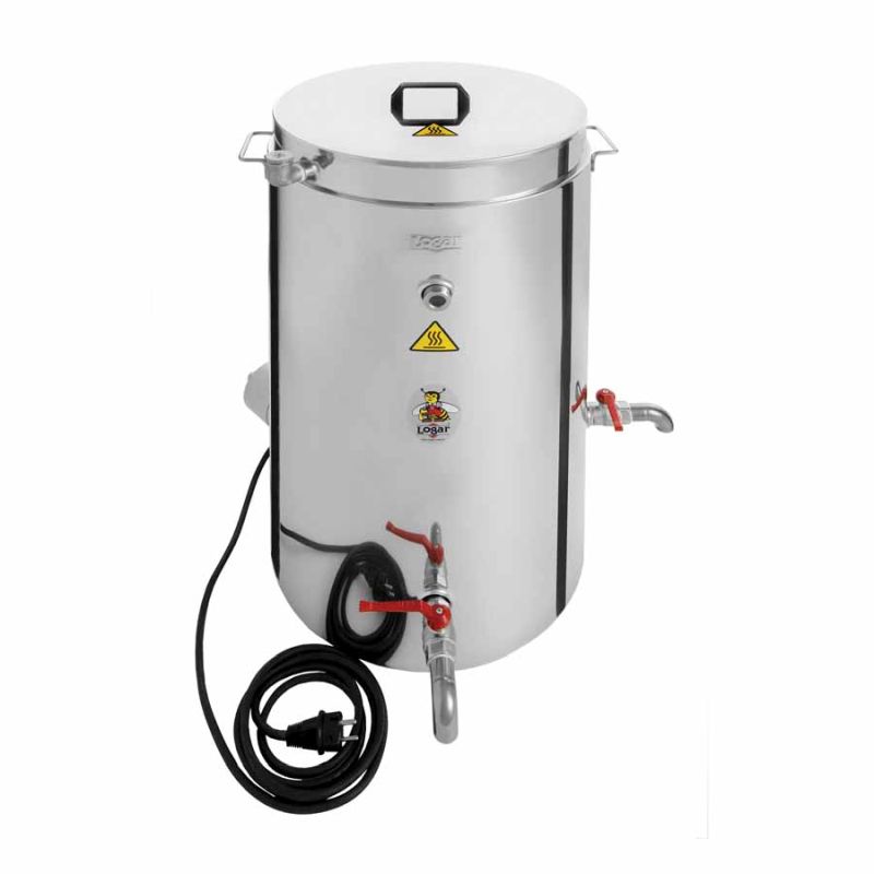 Logar Chiarificatore per cera 75 l, a triplo mantello con isolamento, 3 kW (Art. n. 3319)