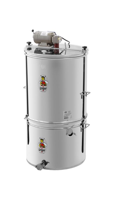 Logar centrifuga tangenziale 4 telai con motore e secchio filtrante – per telai 30 x 48 cm