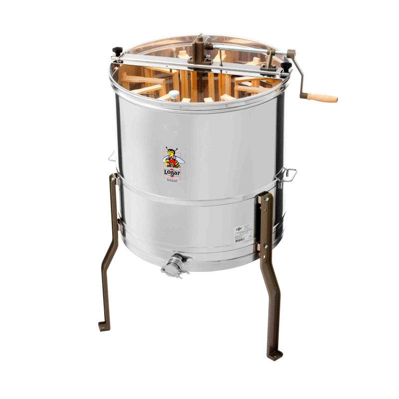 Centrifuga radiale Logar azionamento manuale 12/8 telai – Vasca Ø 63 cm (Art. n. 4550)