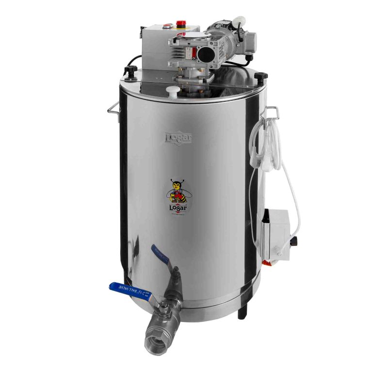 Logar Mescolatore e Agitatore per miele 100 kg con riscaldamento e isolamento