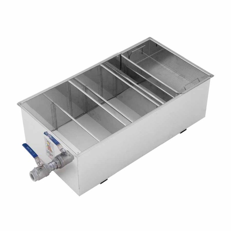 Vasca di decantazione per miele Logar a 6 scomparti, 102 cm (Art. n. 7230)