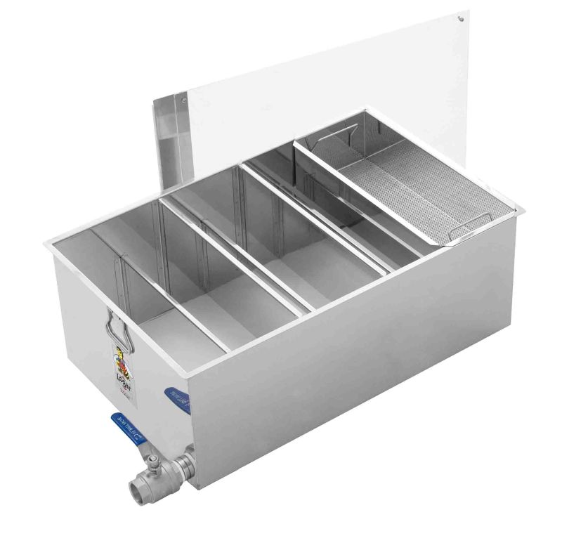 Vasca chiarificatrice Logar a 6 camere 87 cm – con fondo riscaldato