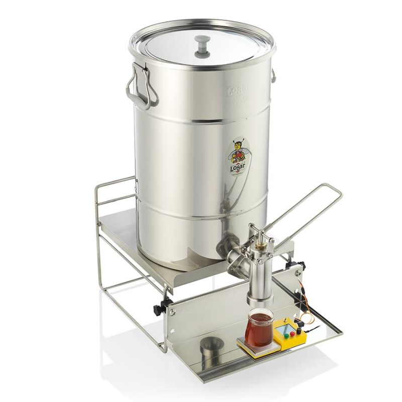 Set Logar riempitrice per miele con rubinetto antigoccia – Art. Nr. 7292