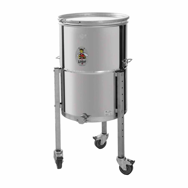 Contenitore di riempimento Logar 200 kg su ruote, con fondo inclinato (Art. Nr. 7342)