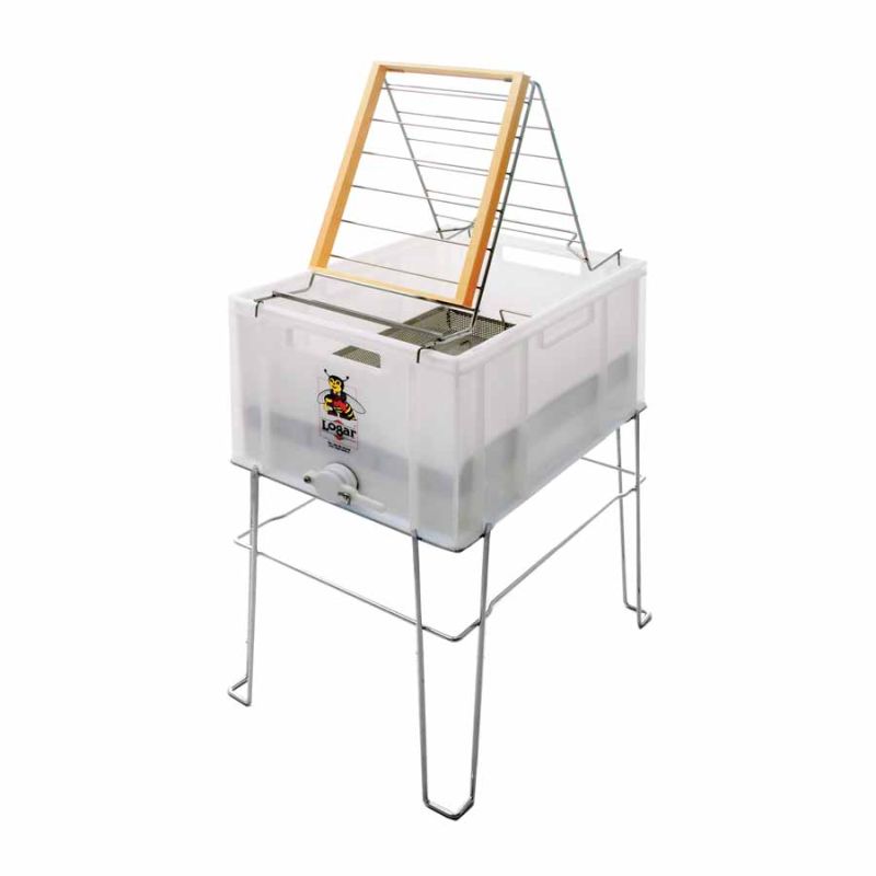 Vasca per disopercolare in PVC con supporto e fondo a griglia AŽ (Art. n. 8032)