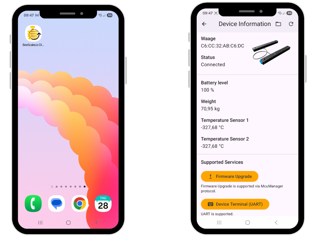 Aggiornamento firmware BeeScales Compact